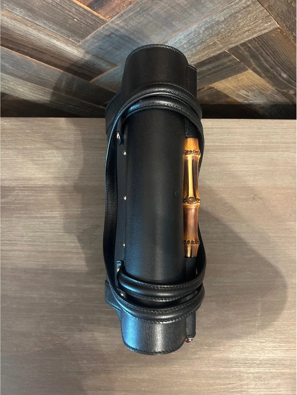 Gucci Bamboo Bullet Top Handle Bag